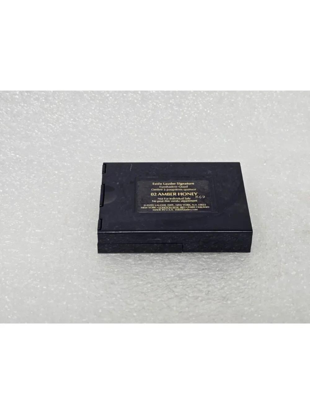 Estée Lauder Signature Eyeshadow Quad 02 Amber Honey Neutral Tones Compact